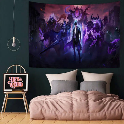 Solo Leveling Tapestry Wall Hanging