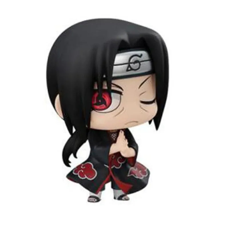 ♠Figure Anime Naruto Kawaii Figurine Kids Toys Sasuke Uchiha Anime Action Figures Itachi Cute Children Toy Hobbies