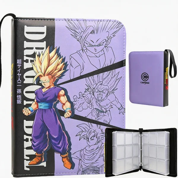 400pcs/900pcs Anime Dragon Ball Vegeta Folder Binder card Holder Game Cards Album Book Collection Cards Storage bag Kids Gifts