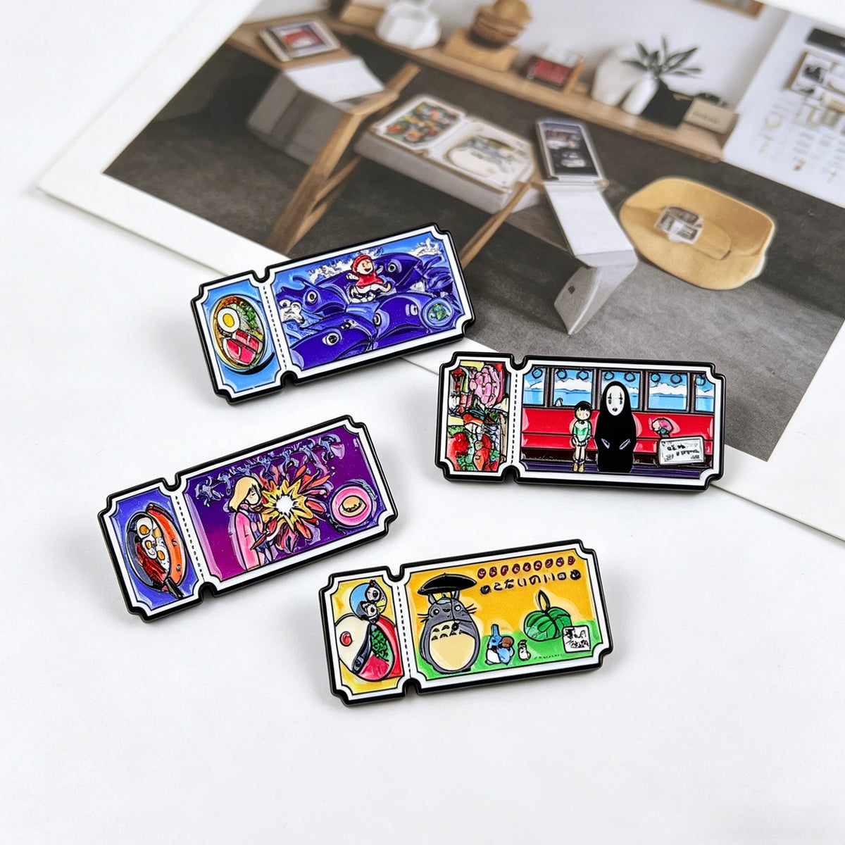 Anime Cat Enamel Pin