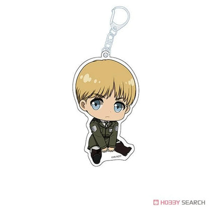Anime Figure Attack on Titan Acrylic Keychain Model Cosplay Plate Holder Topper Birthday Fans Christmas Desk Decor Plate Gift