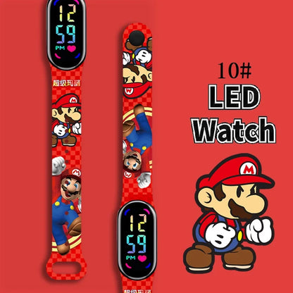 Kids LED Watch Touch Control Digital Silicone Strap