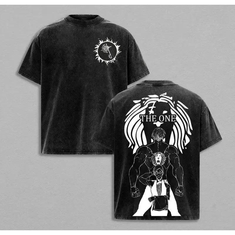 The Seven Deadly Sins Escanor Vintage Washed T-Shirt