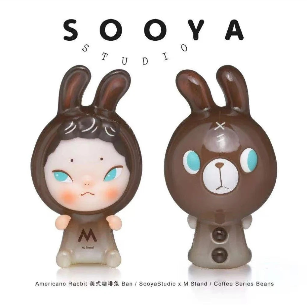 Genuine Sooya Mstand Coffee Beans Series Mini Figure Blind Box Ornament Collection Cute Toys Gift