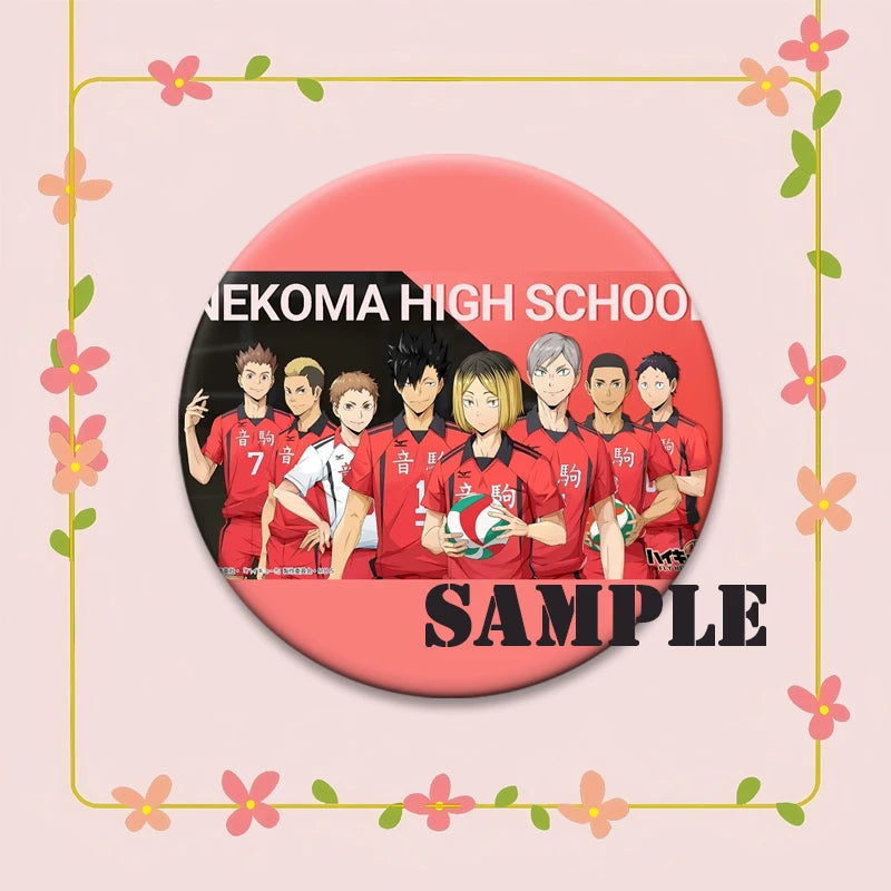 Haikyuu!! Anime Brooch Badge