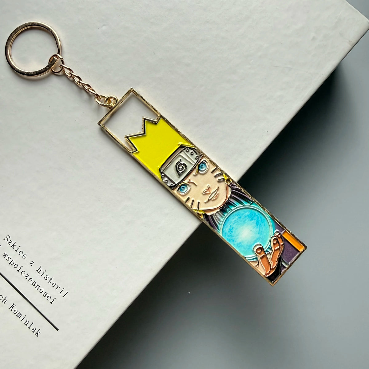Anime Jet Metal Keychain