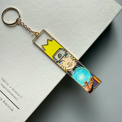 Anime Jet Metal Keychain