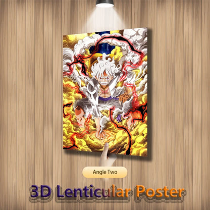 One Piece Luffy Lenticular Poster