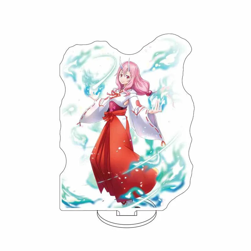 Anime Rimuru Tempest Shuna Shion Acrylic Stand Figure Doll