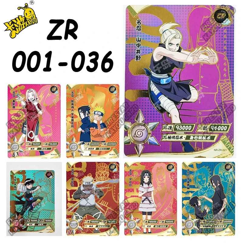 Naruto KAYOU Card Full Set Rare BP NR SE GP CP SP CR MR PR SV SLR OR AR NR UR ZR TR Cards Uzumaki Naruto Anime Collectible Card