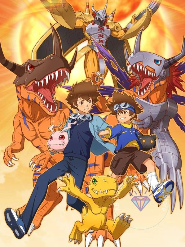 Digimon Agumon Diamond Painting