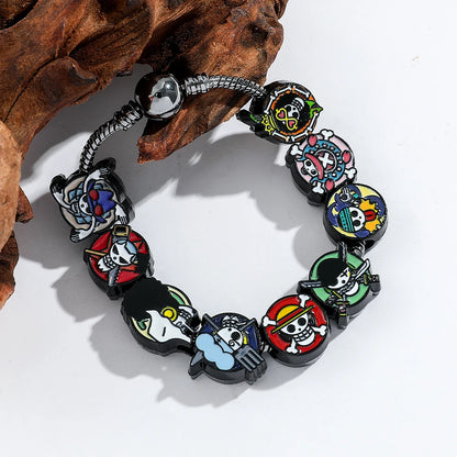 One Piece Luffy Charm Bracelet