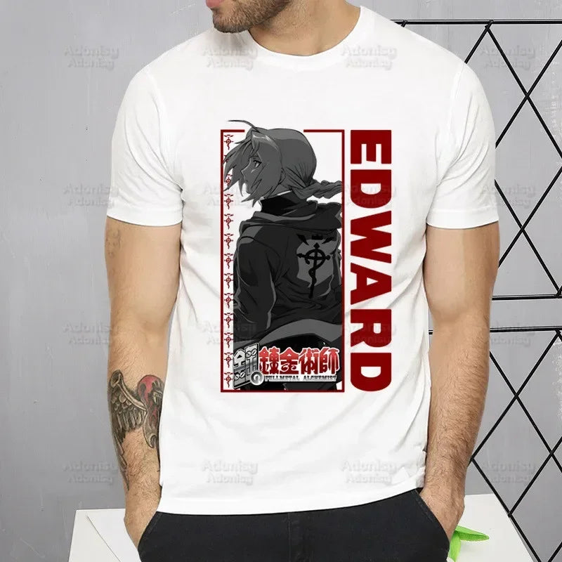 Fullmetal Alchemist Alphonse Elric T-Shirt – Harajuku Short Sleeve