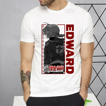 Fullmetal Alchemist Alphonse Elric T-Shirt – Harajuku Short Sleeve