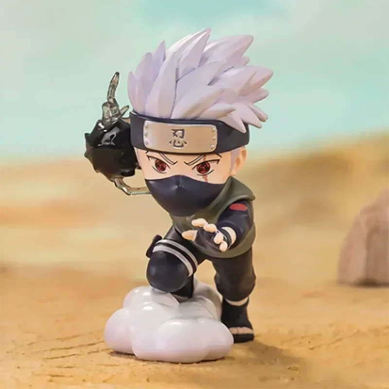 POP MART Naruto Sasuke Ninja World War Series Blind Box Toys Kawaii Surprise Guess Bag Doll Anime Figure Home Model Girls Gift