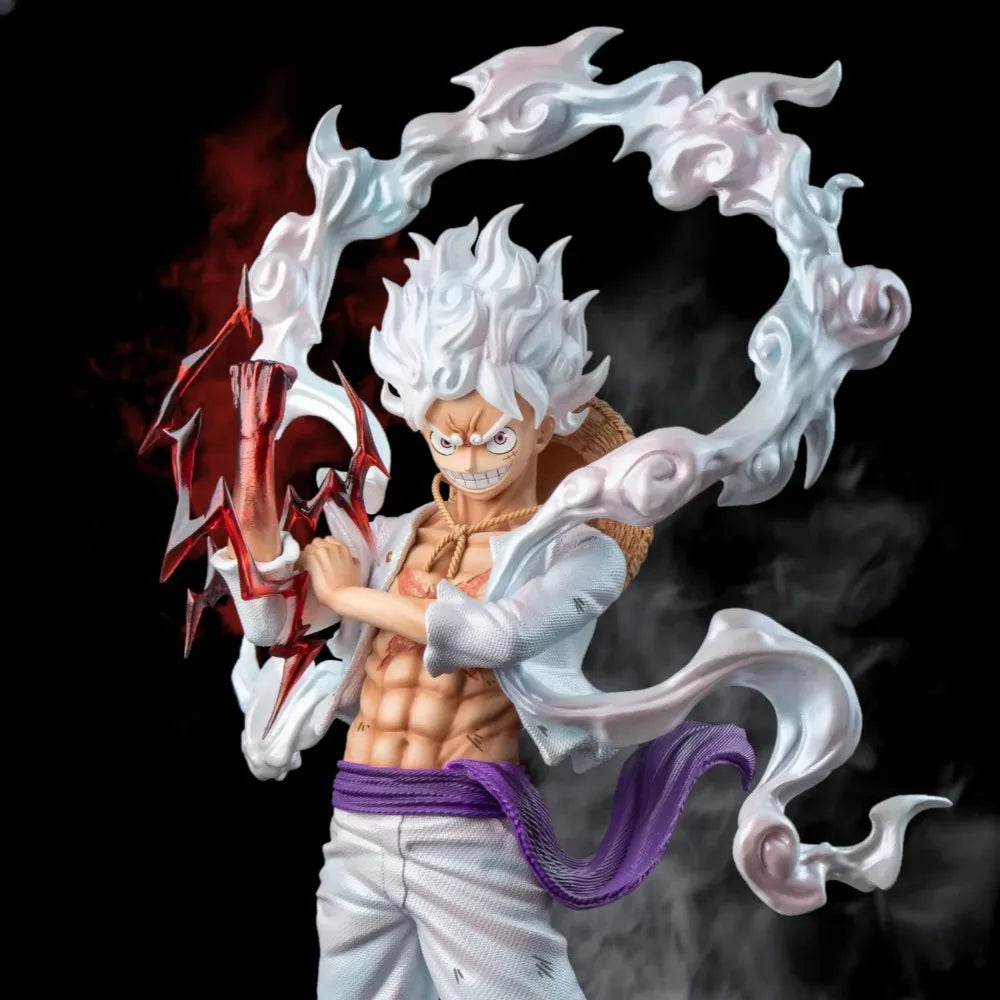25cm/9.84in Anime Figure 5 Gear Luffy One Piece Figure Nika Luffy Figure PVC Statue Collectible Model Toys Gifts