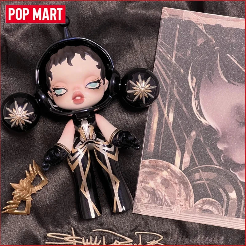 Pop Mart Skullpanda Bjd Nana Figures Baby Series Flower Blooming Figure Pink Green SP Art Toy Limited Dolls Surprise Toy Gift