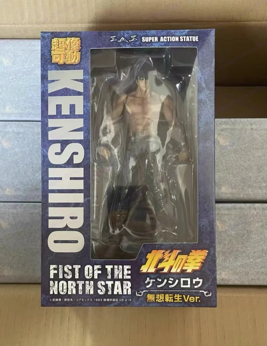 In Stock 100% Original Medicos JOJO Hokuto No Ken Kenshiro Fist Of Tie North Star Action Figures Anime Model Toys Collection