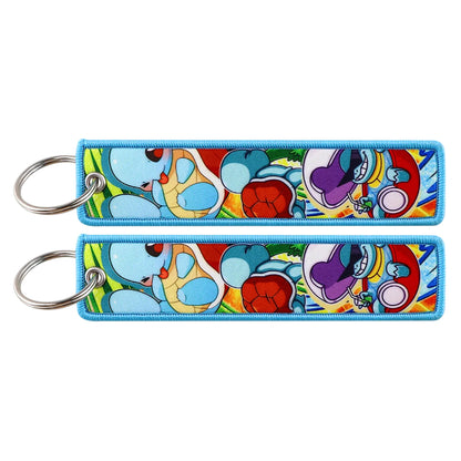 Anime Game Embroidery Keychain