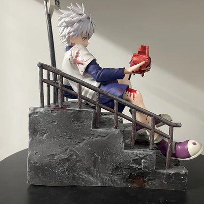 34cm Hunter X Hunter Killua Zoldyck PVC Action Figure Anime Figure Killua GK Statue Model Toys Collection Doll Kids Gifts