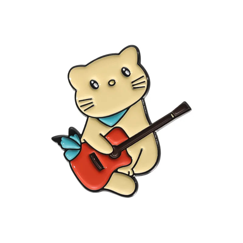 Anime Cats Penguin Enamel Pins