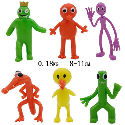 Rainbow Friends Pink Blue Statue