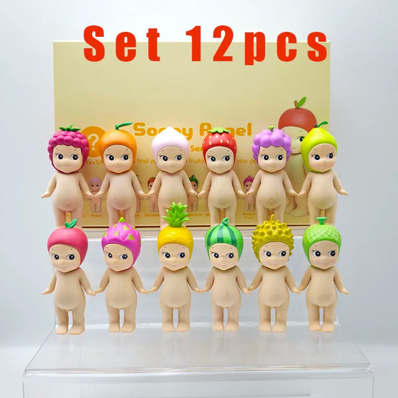 Cute Sonny Blind Box Toys Fruit Series Anime Mini Action Figure Cute Doll Desktop Ornaments Collectible Surprise Birthday Gift