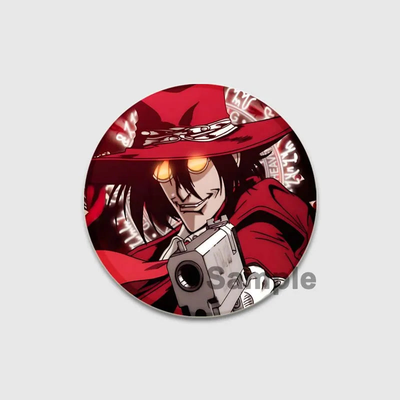 Hellsing Ultimate Tinplate Brooch