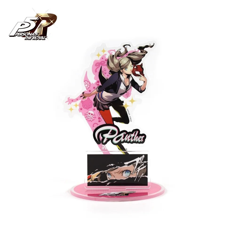 Anime Persona 5 Royal Acrylic Stand Joker Skull （P5R） Keychain Desktop Ornament Collectible Cute Gift