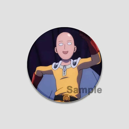 One Punch Man Saitama Button Pins