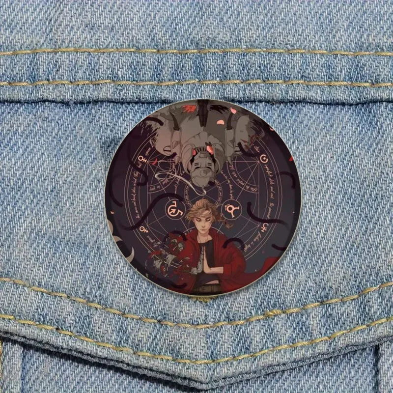 Fullmetal Alchemist Brooch Pin – 58mm