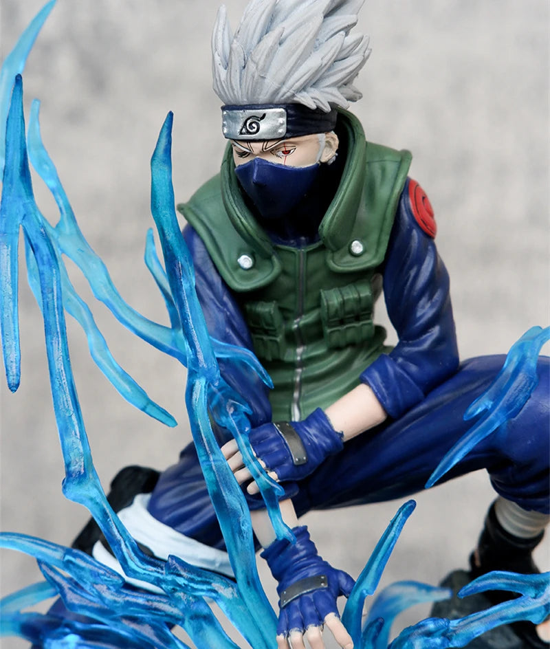 Anime 10th Anniversary Hatake Kakashi Chidori Ver. GK PVC Action Figure Battle Statue Collectible Model Game Toys Doll Gifts