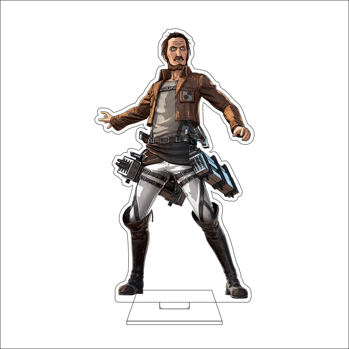 16CM Anime Attack on Titan Cosplay Acrylic Figure Stand Plate Eldo Gin Floch Forster Ornaments Gifts