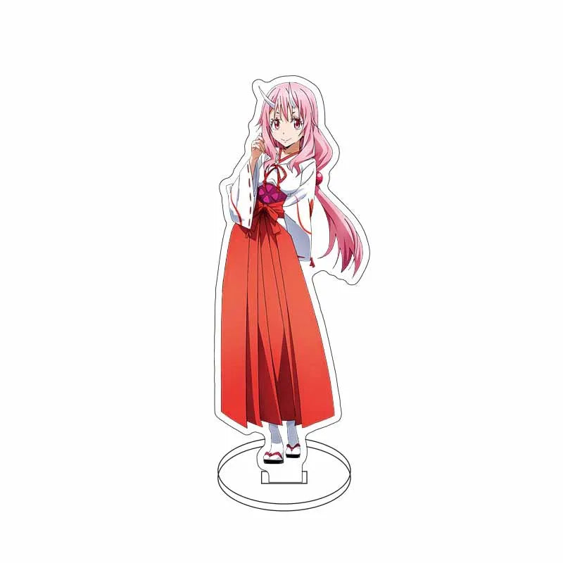 Anime Rimuru Tempest Shuna Shion Acrylic Stand Figure Doll