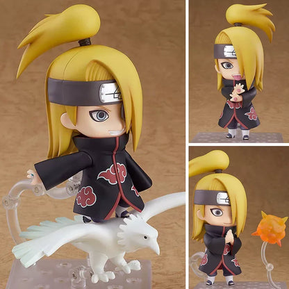 Nendoroid 820 Uchiha Itachi 1481 Deidara Chibi Action Figure Naruto Shippuden Akatsuki Figures Set Anime Model Ornament Toy Gift