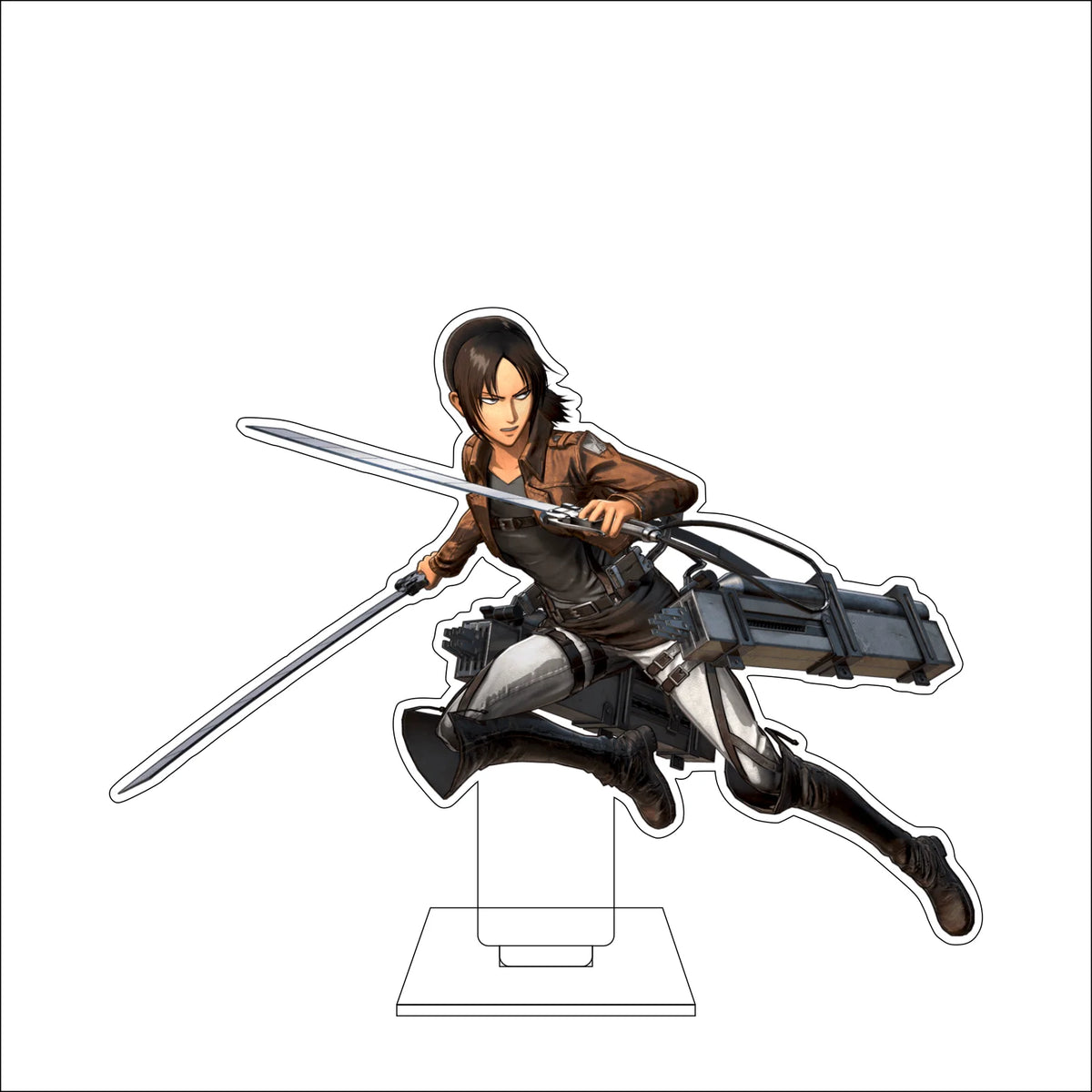16CM Anime Attack on Titan Cosplay Acrylic Figure Stand Plate Jean Kirstein Hange Zoe Rivaille Ackerman Ornaments Gifts