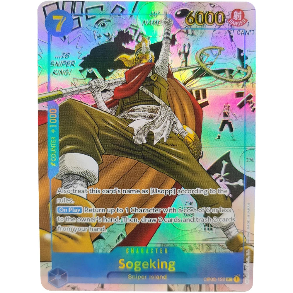 ONE PIECE Collection Cards GAME Monkey.D.Luffy Portgas.D.Ace Sabo  EN DIY High Quality Self Made Game Anime Cards Gift Toy