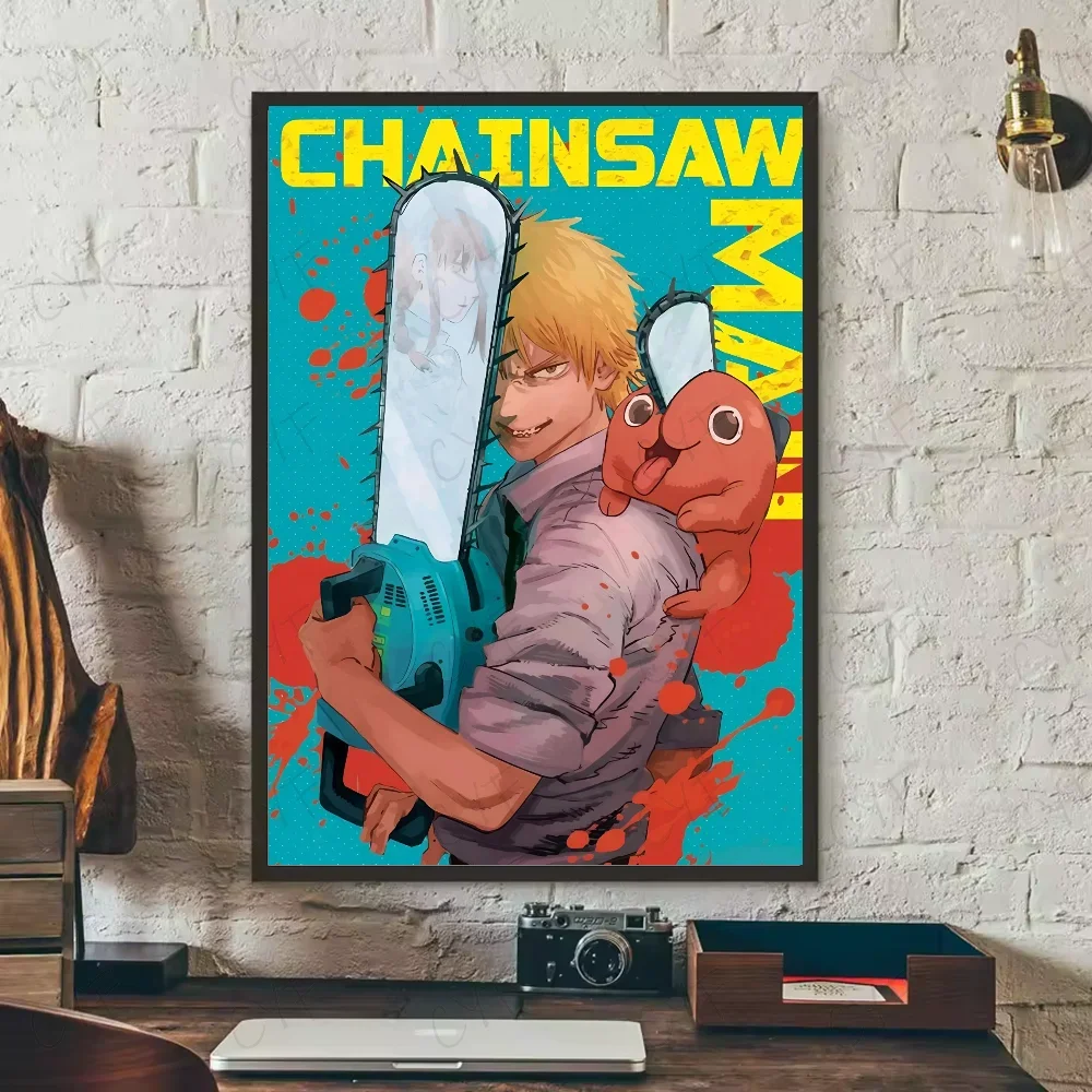 Chainsaw Man Poster Canvas Art