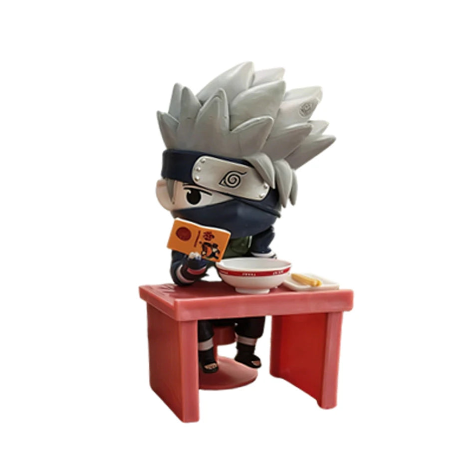 Naruto Shippuden Ramen Theme Series Blind Box - Chibi Mini PVC Anime Figures - Mystery Sasuke Uchiha & Naruto Toy Gifts