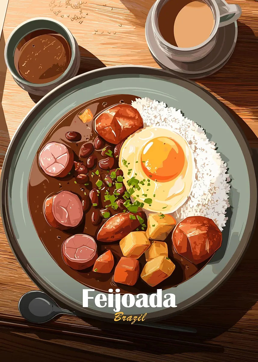Anime Food Art Poster
