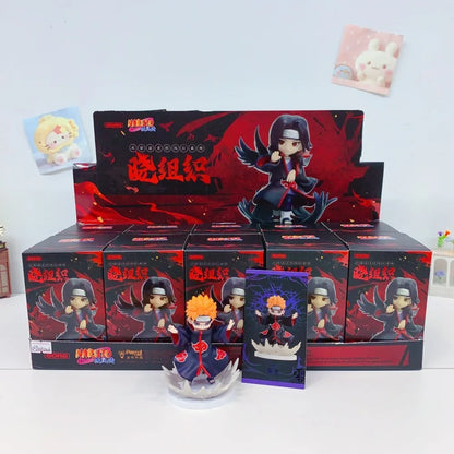2026 new anime mini humanoid doll Naruto Xiao assembled blind box PVC character surprise mysterious box model ornaments toy gift