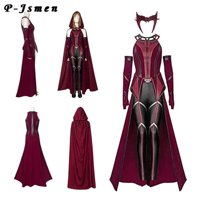 Marvel Wanda Maximoff Cosplay Costume