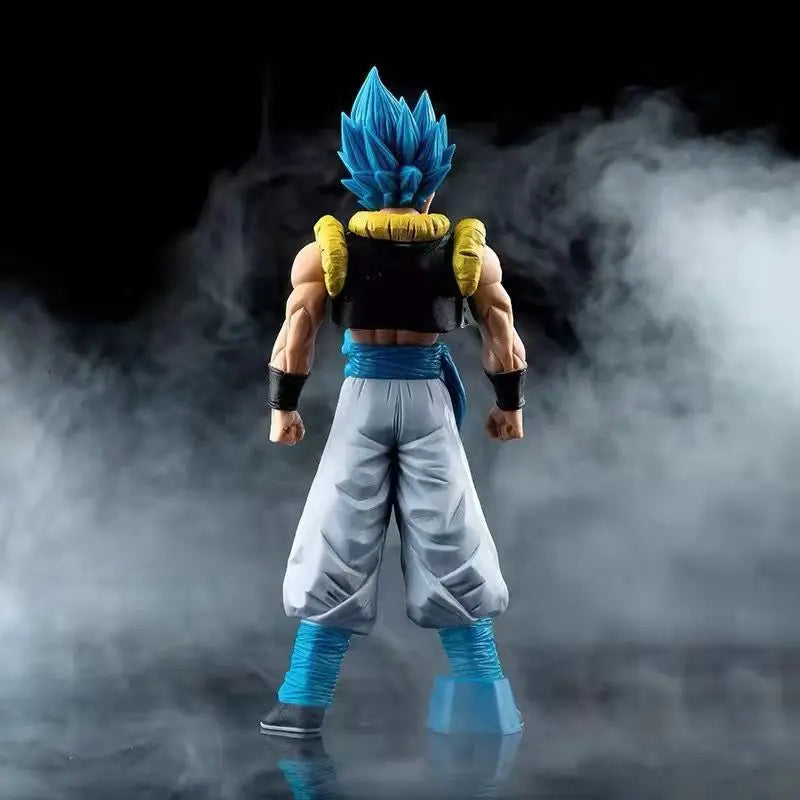 31CM Anime Dragon Ball Z Super Saiyan Blue Gogeta PVC Action Figure Model Toys Desktop Decoraction Birthday Gift