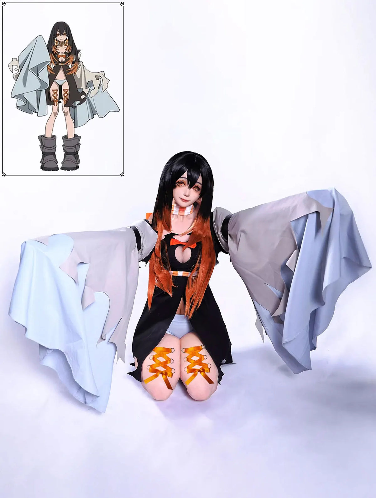 Ghost Cos Amor Cosplay Costume