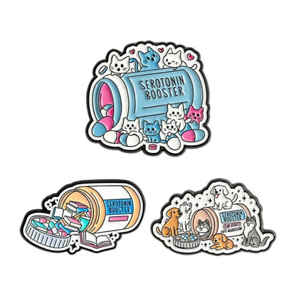 Animal Cartoon Enamel Pin
