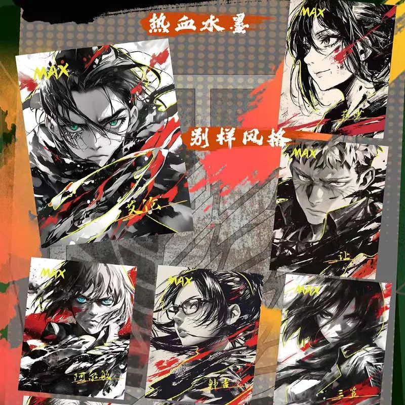 Genuine card comic Attack on Titan card popular rare character stand-up card Captain Mikasa anime peripheral collection card bli