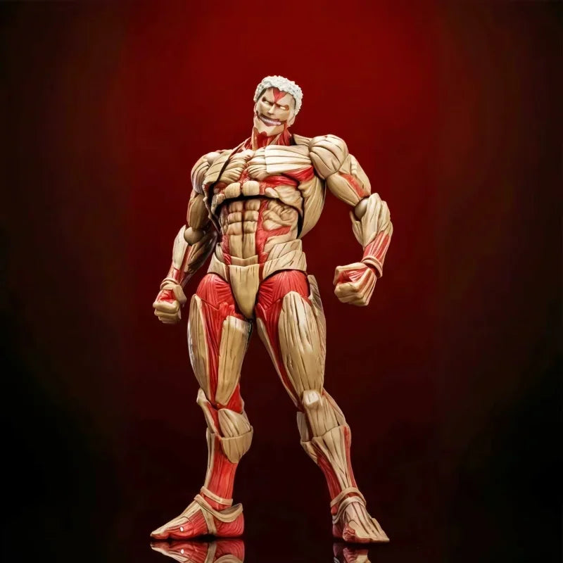2026 NEW Amazing Yamaguchi Revoltech Eren Jaeger - Attack on Titan Action Figure (Armored & Female Titan)