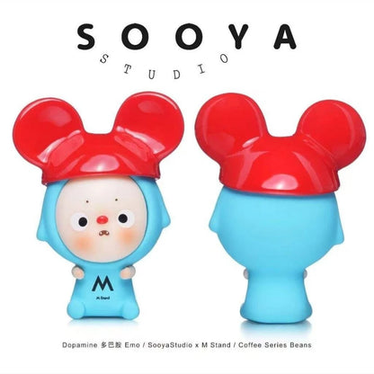Genuine Sooya Mstand Coffee Beans Series Mini Figure Blind Box Ornament Collection Cute Toys Gift