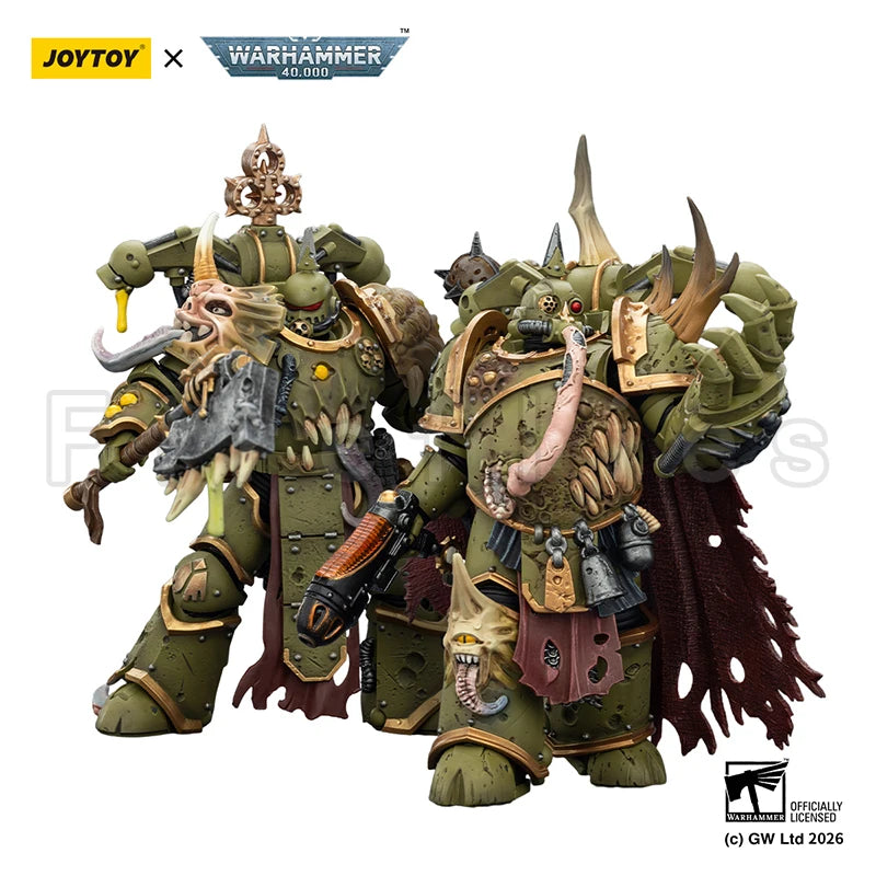1/18 JOYTOY Action Figure 40K Death Guard Plague Marine Champion Anime Model Toy