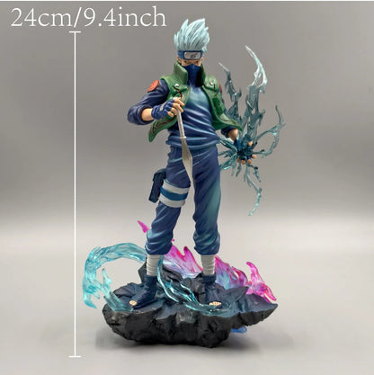 24cm Anime Hatake Kakashi Action Figures Pvc Statue Desktop Ornamen Collection Statue Model Decoration Room Desk Toys